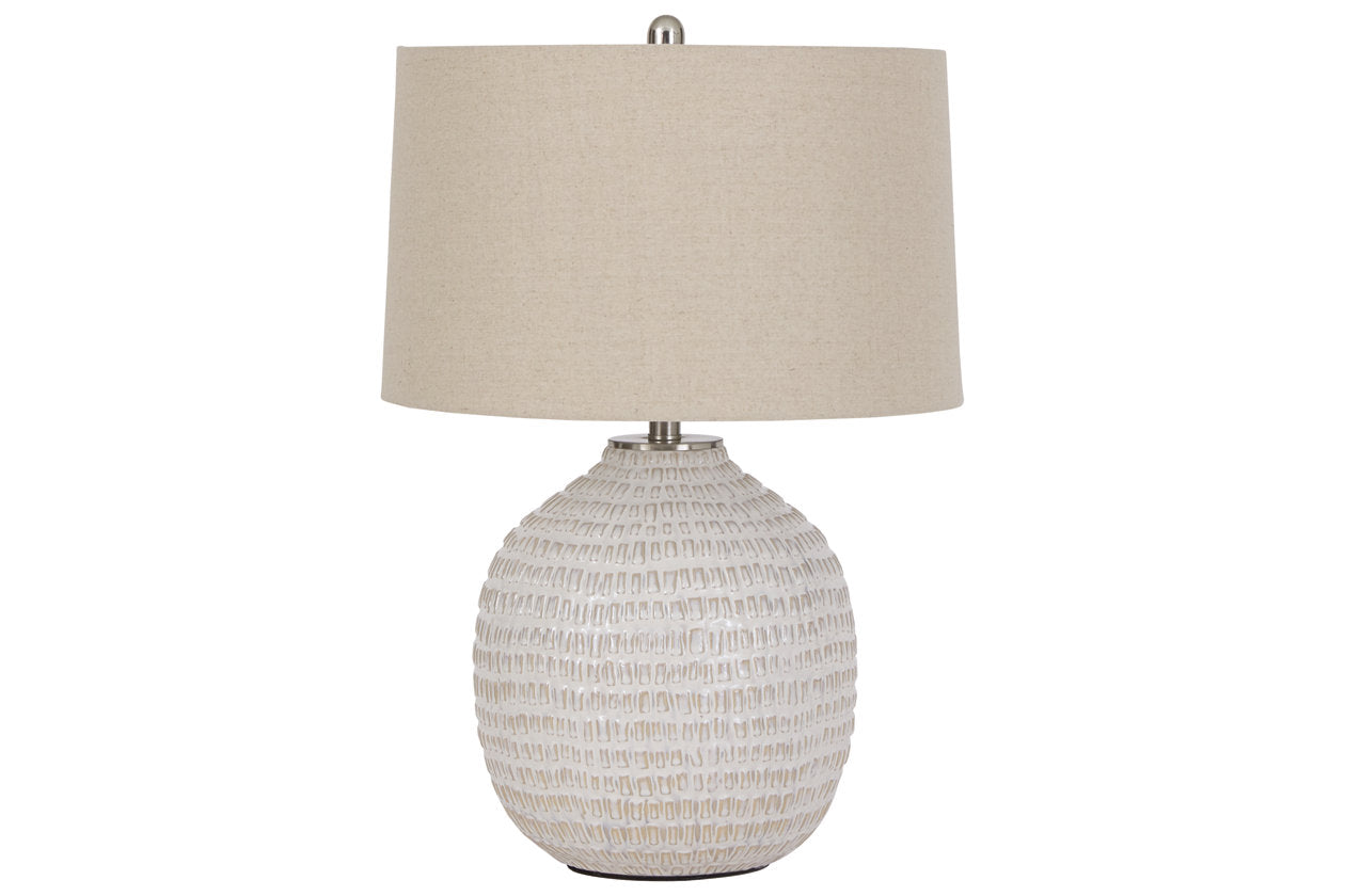 Jamon Beige Table Lamp - L100764 - Luna Furniture - Dallas Store