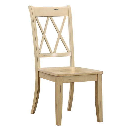 Janina Buttermilk Side Chair, Set of 2 - 5516BMS - Luna Furniture - Dallas Store