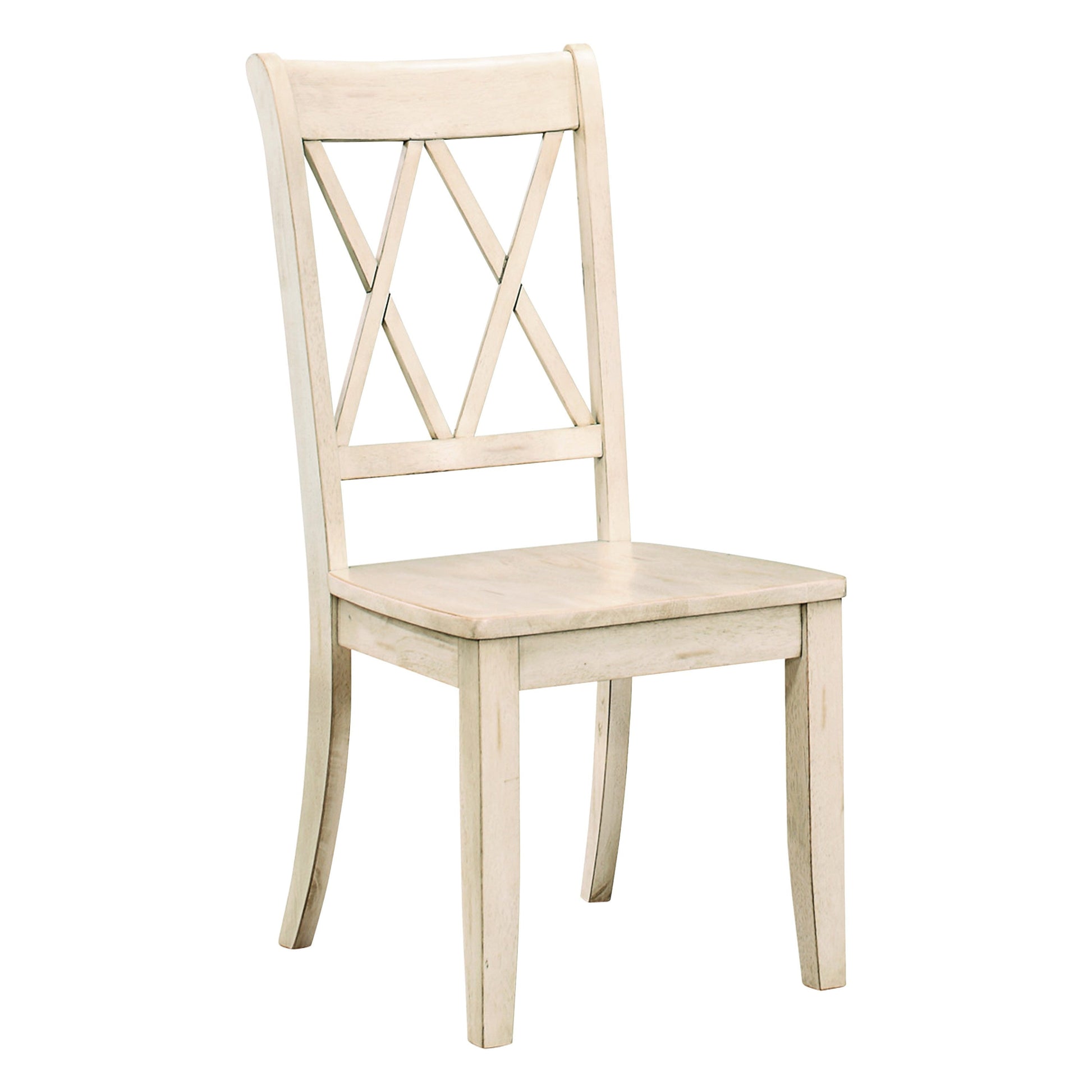 Janina Natural/White Dining Set - SET | 5516-66 | 5516WTS(2) - Luna Furniture - Dallas Store