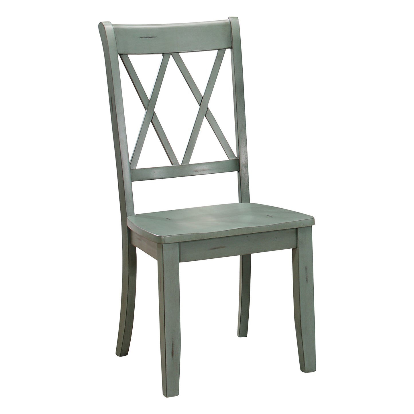 Janina Teal Side Chair, Set of 2 - 5516TLS - Luna Furniture - Dallas Store