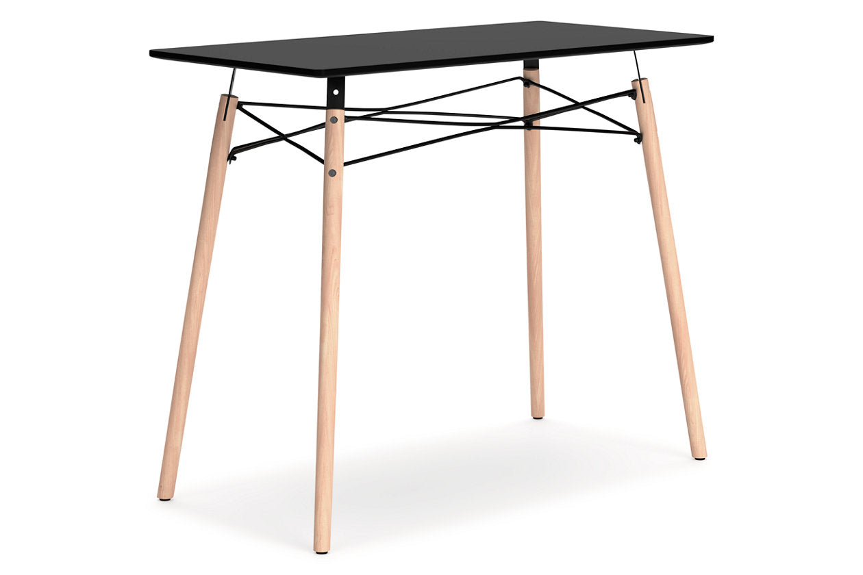 Jaspeni Black/Natural Home Office Desk - H020-10 - Luna Furniture - Dallas Store