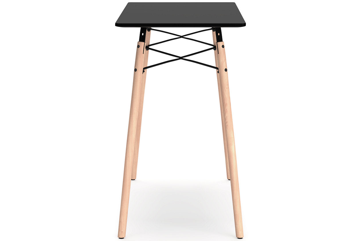 Jaspeni Black/Natural Home Office Desk - H020-10 - Luna Furniture - Dallas Store