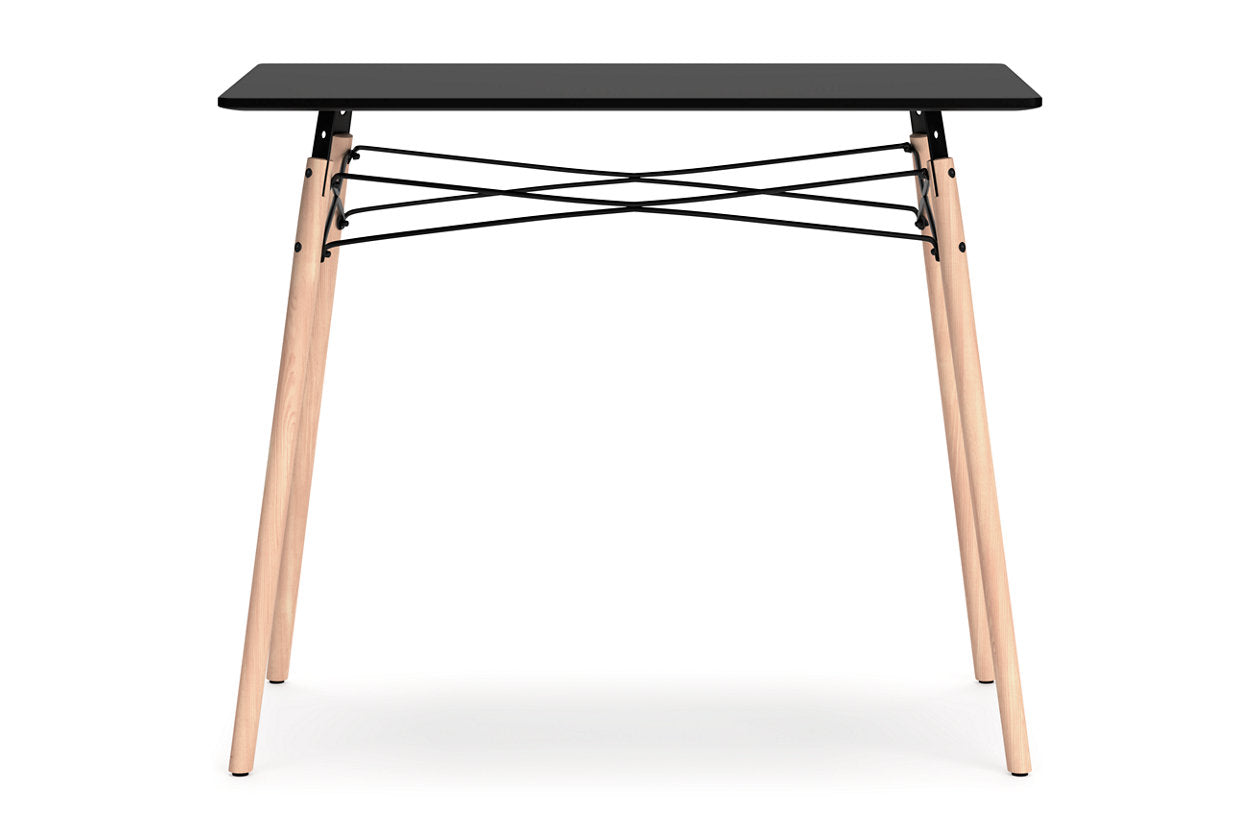 Jaspeni Black/Natural Home Office Desk - H020-10 - Luna Furniture - Dallas Store