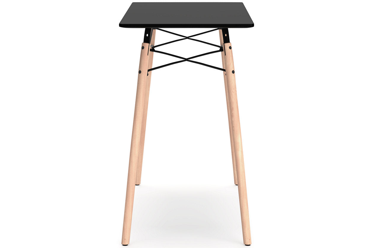 Jaspeni Black/Natural Home Office Desk - H020-10 - Luna Furniture - Dallas Store