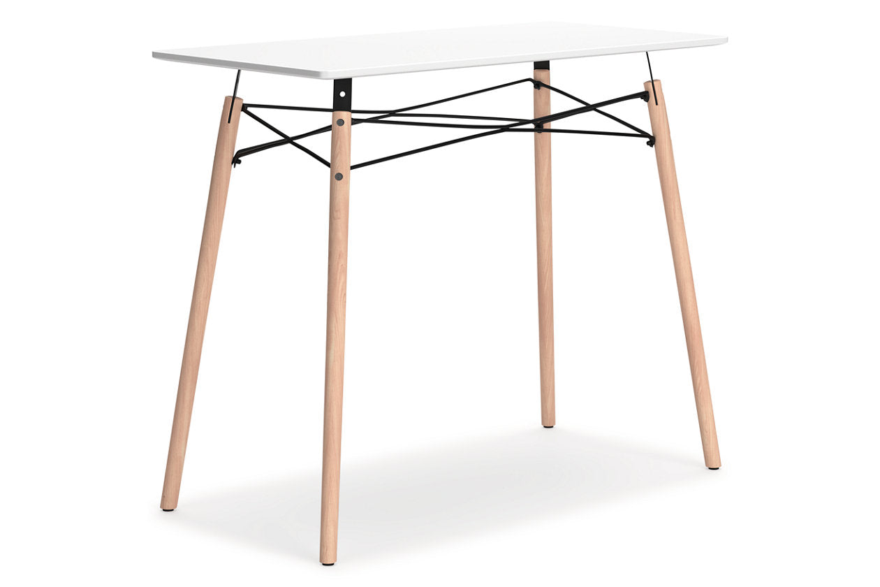 Jaspeni White/Natural Home Office Desk - H020-110 - Luna Furniture - Dallas Store