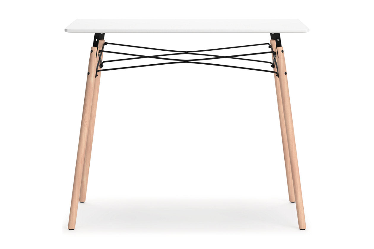 Jaspeni White/Natural Home Office Desk - H020-110 - Luna Furniture - Dallas Store