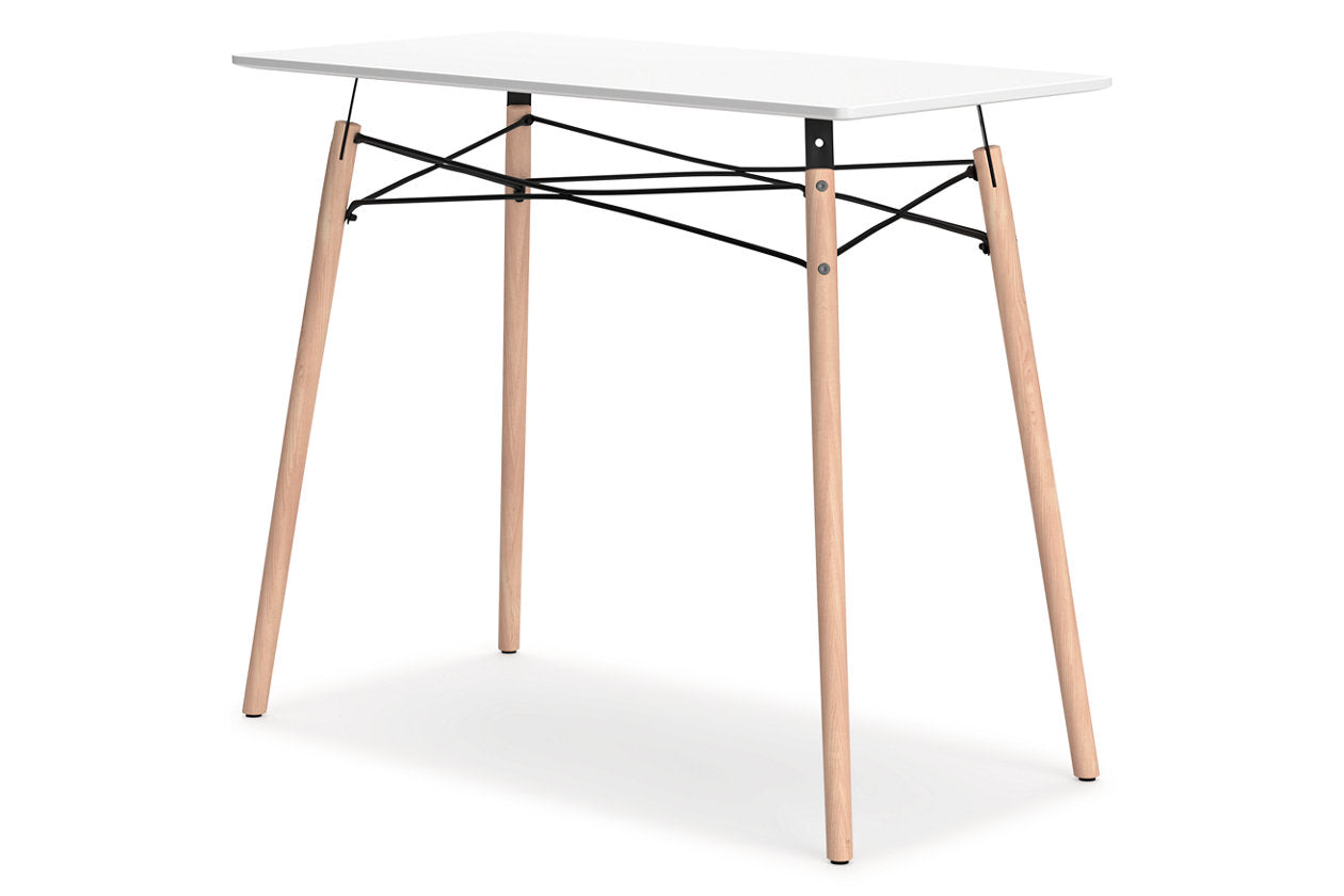Jaspeni White/Natural Home Office Desk - H020-110 - Luna Furniture - Dallas Store