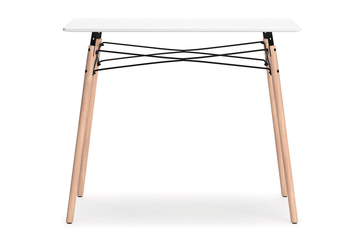 Jaspeni White/Natural Home Office Desk - H020-110 - Luna Furniture - Dallas Store