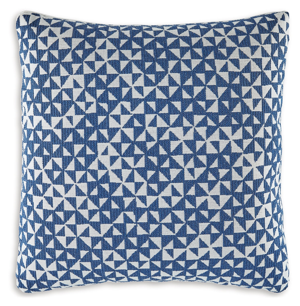 Jaycott Next-Gen Nuvella Blue/White Pillow (Set of 4) - A1900001 - Luna Furniture - Dallas Store