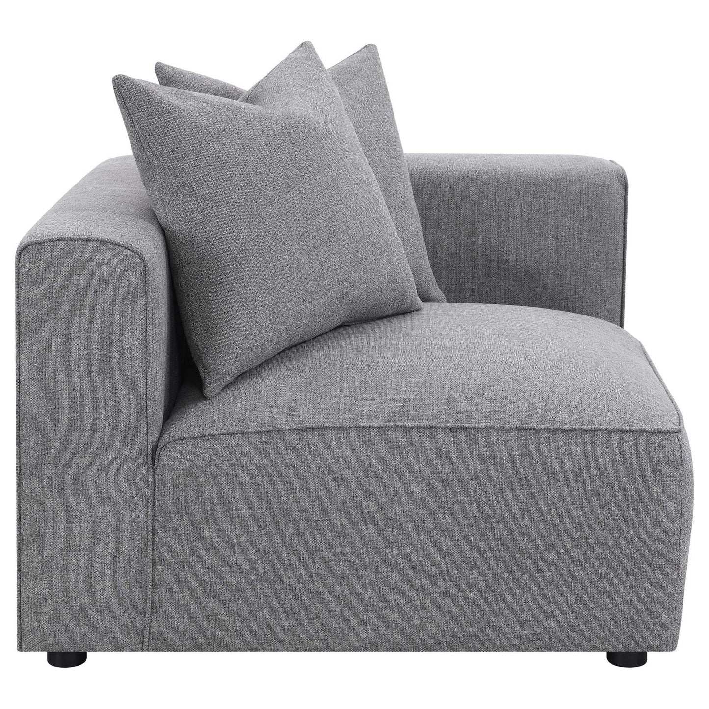 Jennifer 6-Piece Tight Seat Modular Sectional Gray - 551594-SET - Luna Furniture - Dallas Store