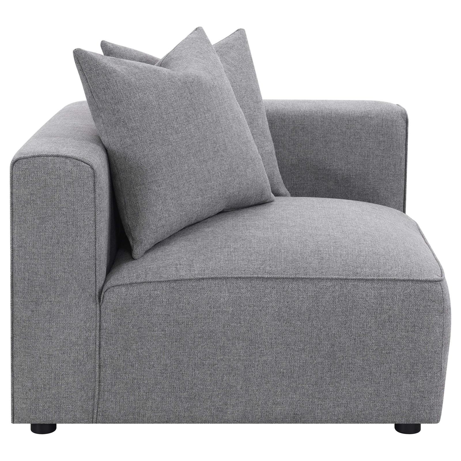 Jennifer 6-Piece Tight Seat Modular Sectional Gray - 551594-SET - Luna Furniture - Dallas Store