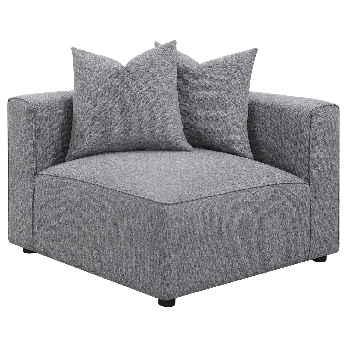 Jennifer 6-Piece Tight Seat Modular Sectional Gray - 551594-SET - Luna Furniture - Dallas Store