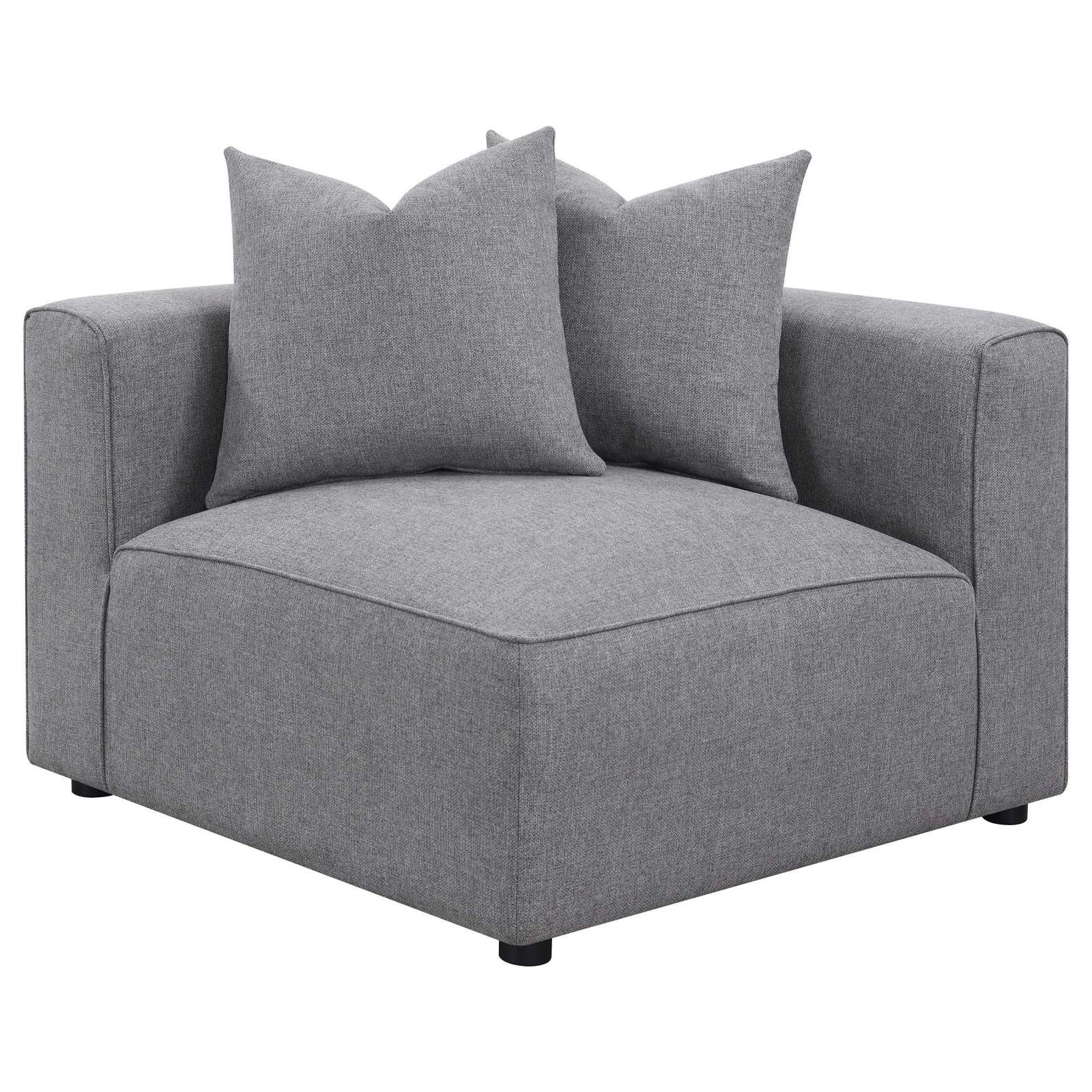 Jennifer 6-Piece Tight Seat Modular Sectional Gray - 551594-SET - Luna Furniture - Dallas Store