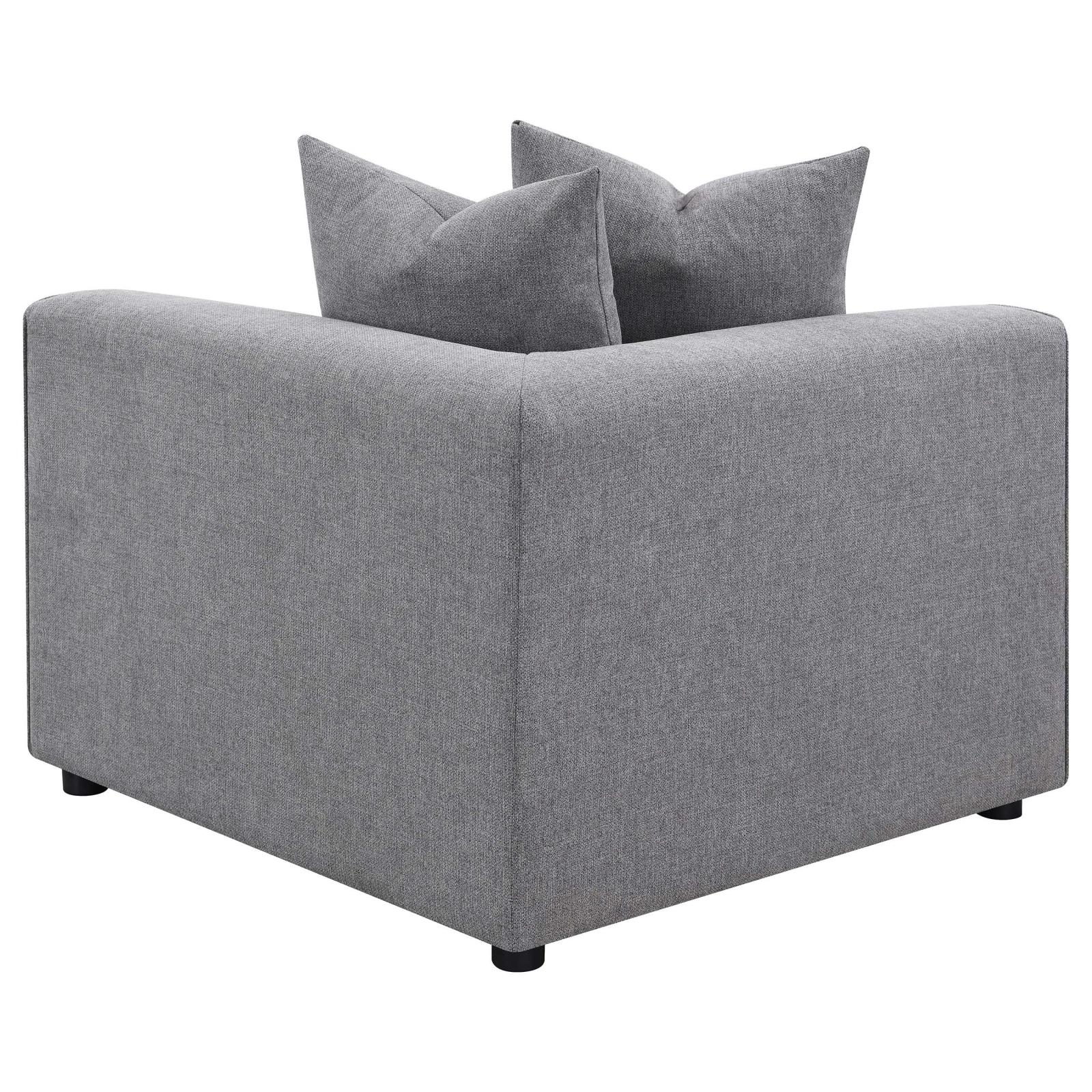 Jennifer 6-Piece Tight Seat Modular Sectional Gray - 551594-SET - Luna Furniture - Dallas Store