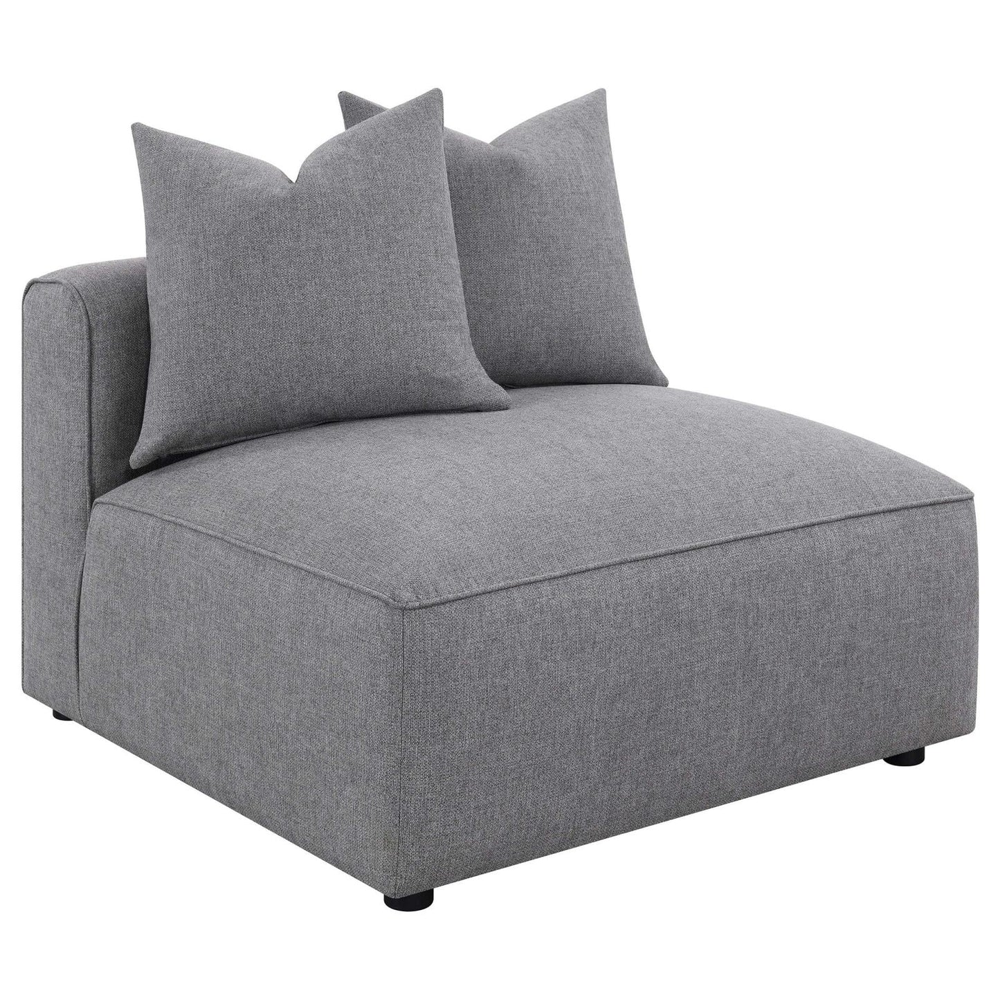 Jennifer 6-Piece Tight Seat Modular Sectional Gray - 551594-SET - Luna Furniture - Dallas Store