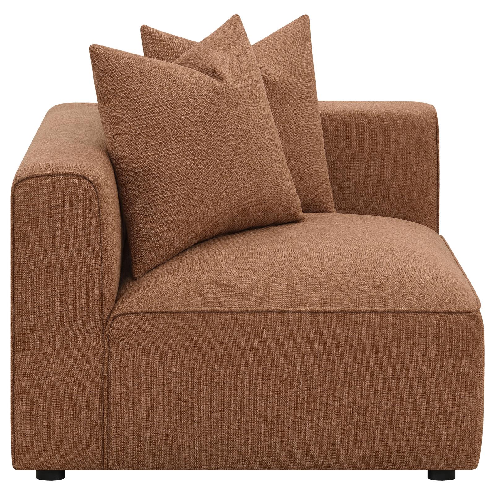 Jennifer 6-Piece Upholstered Modular Sectional Terracotta - 551591-SET - Luna Furniture - Dallas Store