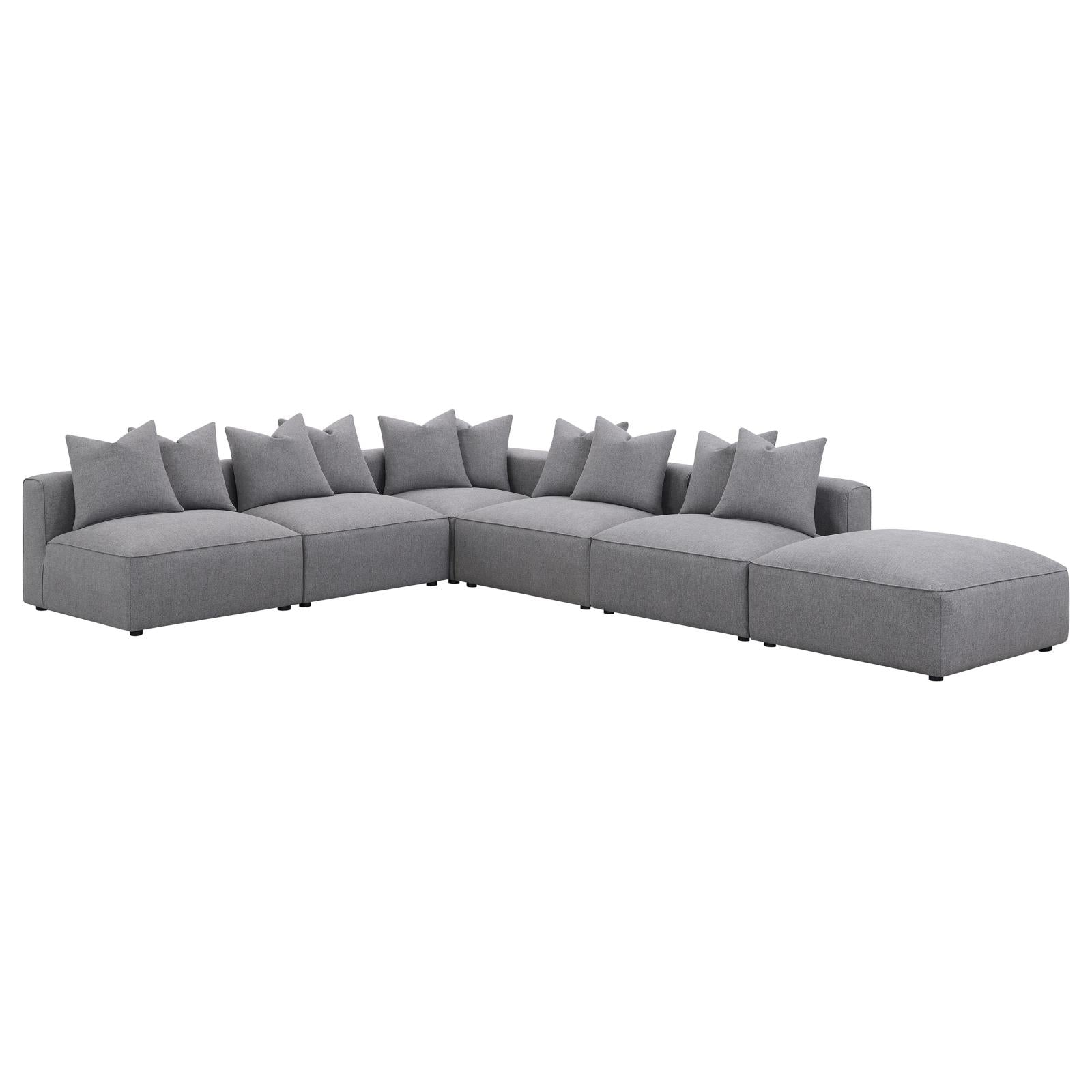 Jennifer Gray Tight Seat Armless Chair - 551594 - Luna Furniture - Dallas Store