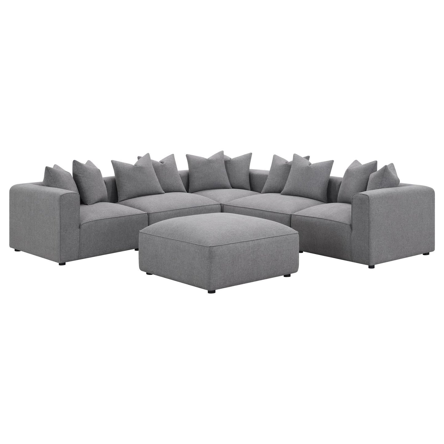 Jennifer Gray Tight Seat Armless Chair - 551594 - Luna Furniture - Dallas Store
