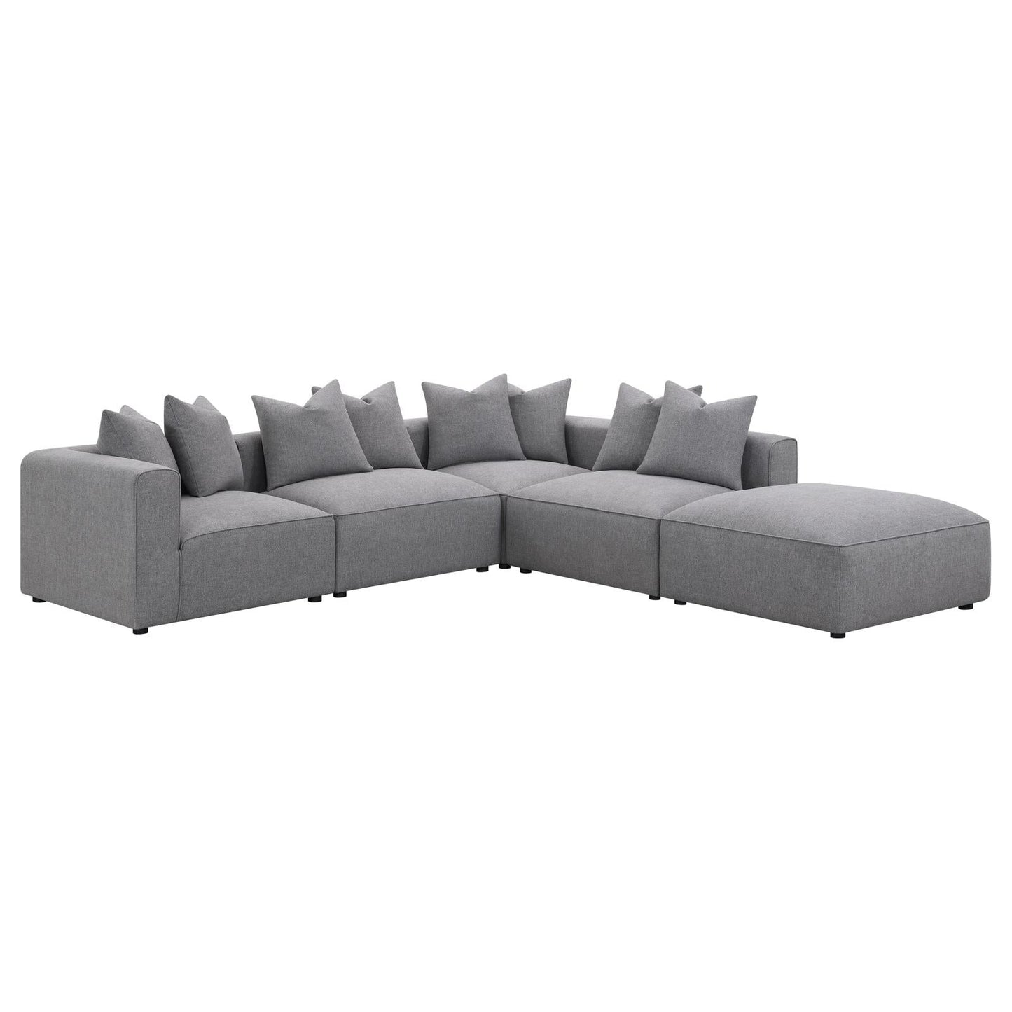 Jennifer Gray Tight Seat Armless Chair - 551594 - Luna Furniture - Dallas Store