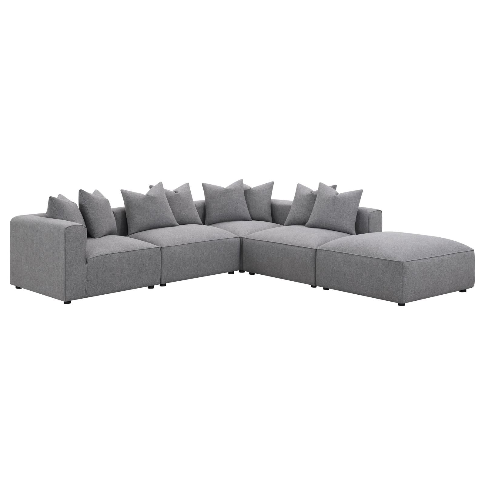 Jennifer Gray Tight Seat Armless Chair - 551594 - Luna Furniture - Dallas Store