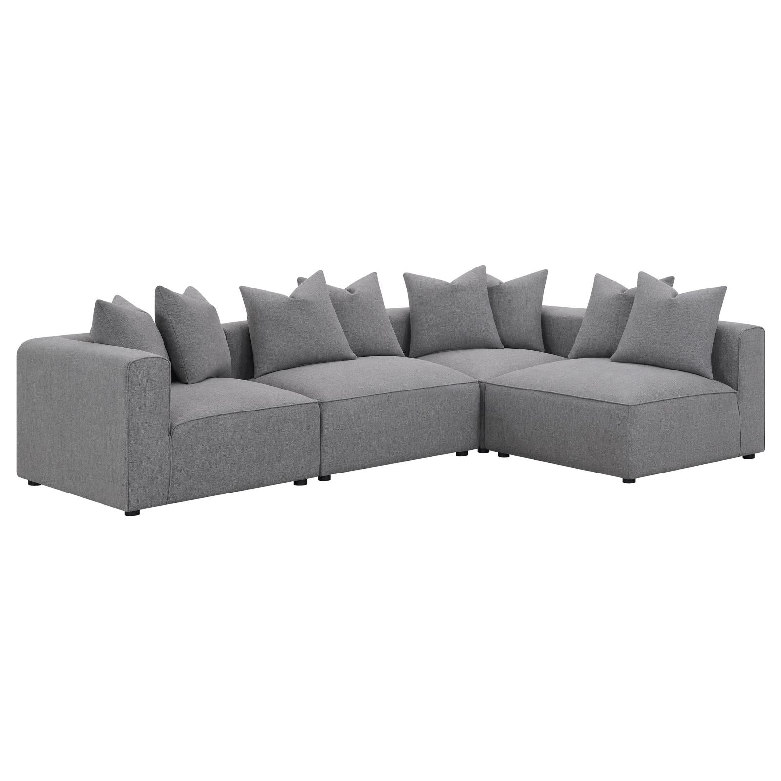 Jennifer Gray Tight Seat Armless Chair - 551594 - Luna Furniture - Dallas Store