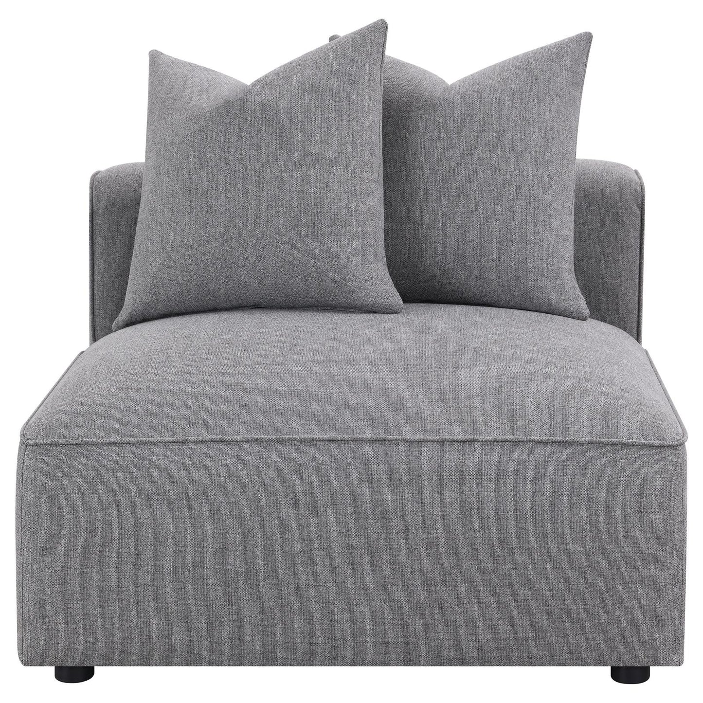 Jennifer Gray Tight Seat Armless Chair - 551594 - Luna Furniture - Dallas Store