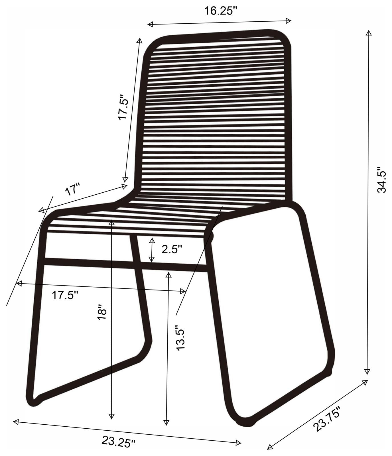 Jerome Upholstered Stackable Side Chairs, Set of 2 - 192062 - Luna Furniture - Dallas Store