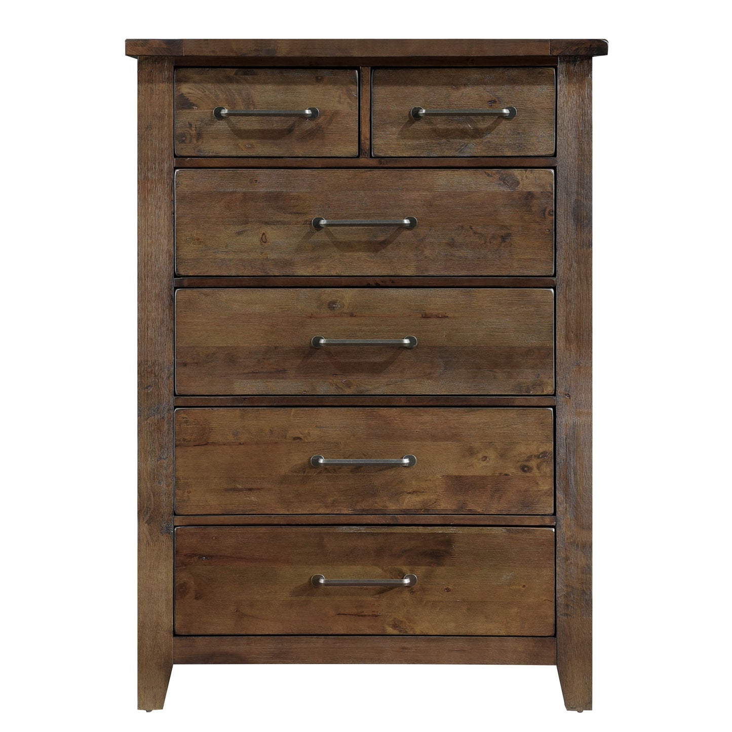 Jerrick Burnished Brown Chest - 1957-9 - Luna Furniture - Dallas Store