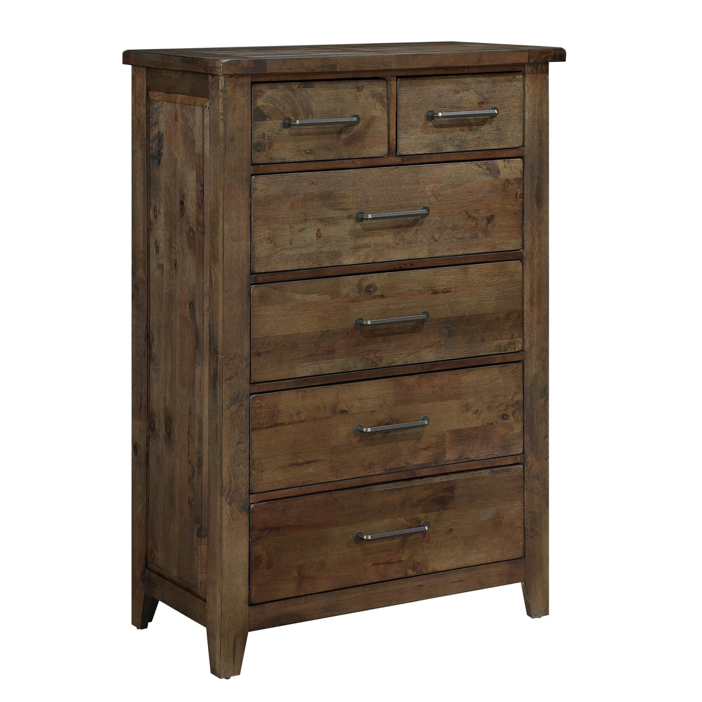 Jerrick Burnished Brown Chest - 1957-9 - Luna Furniture - Dallas Store