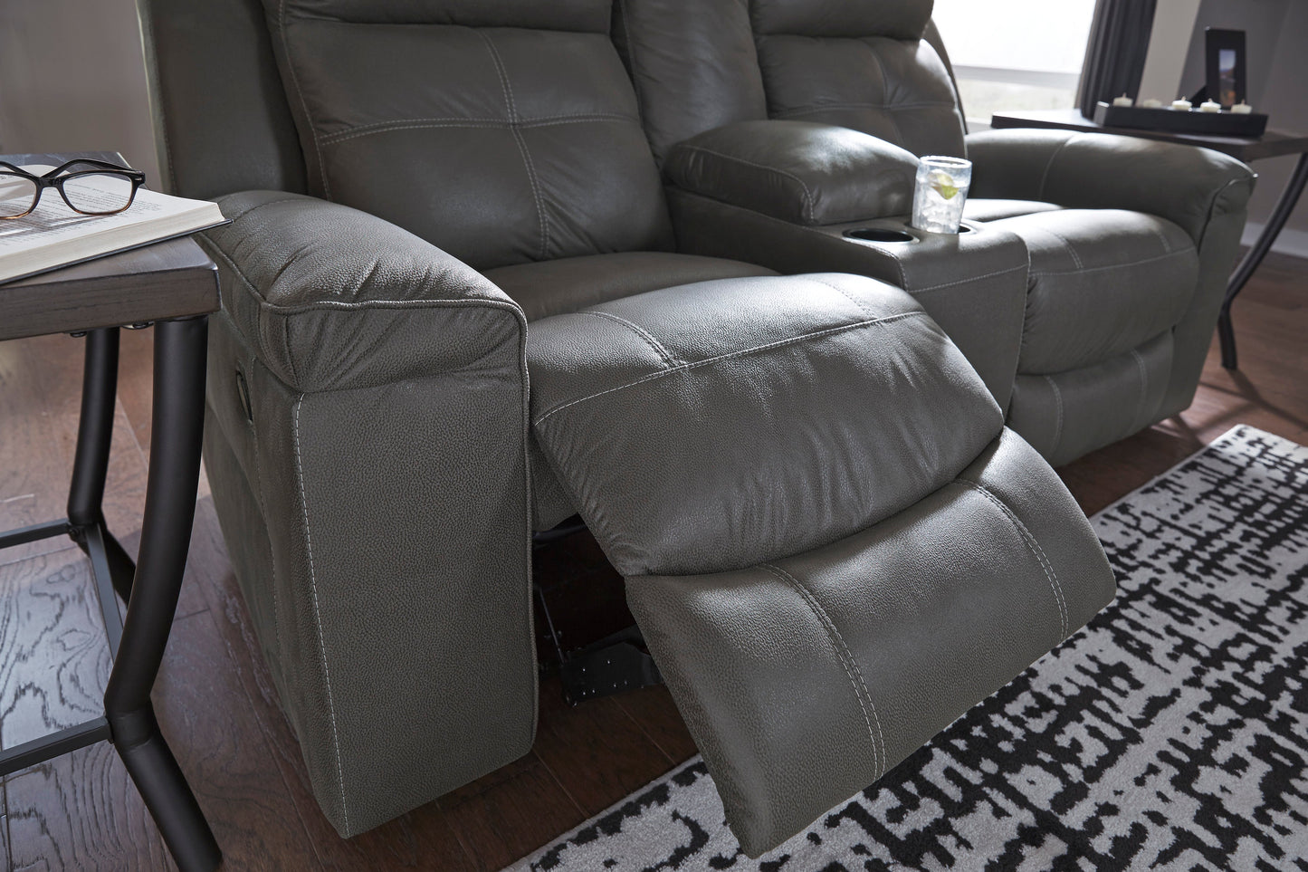 Jesolo Dark Gray Reclining Living Room Set - SET | 8670588 | 8670594 - Luna Furniture - Dallas Store