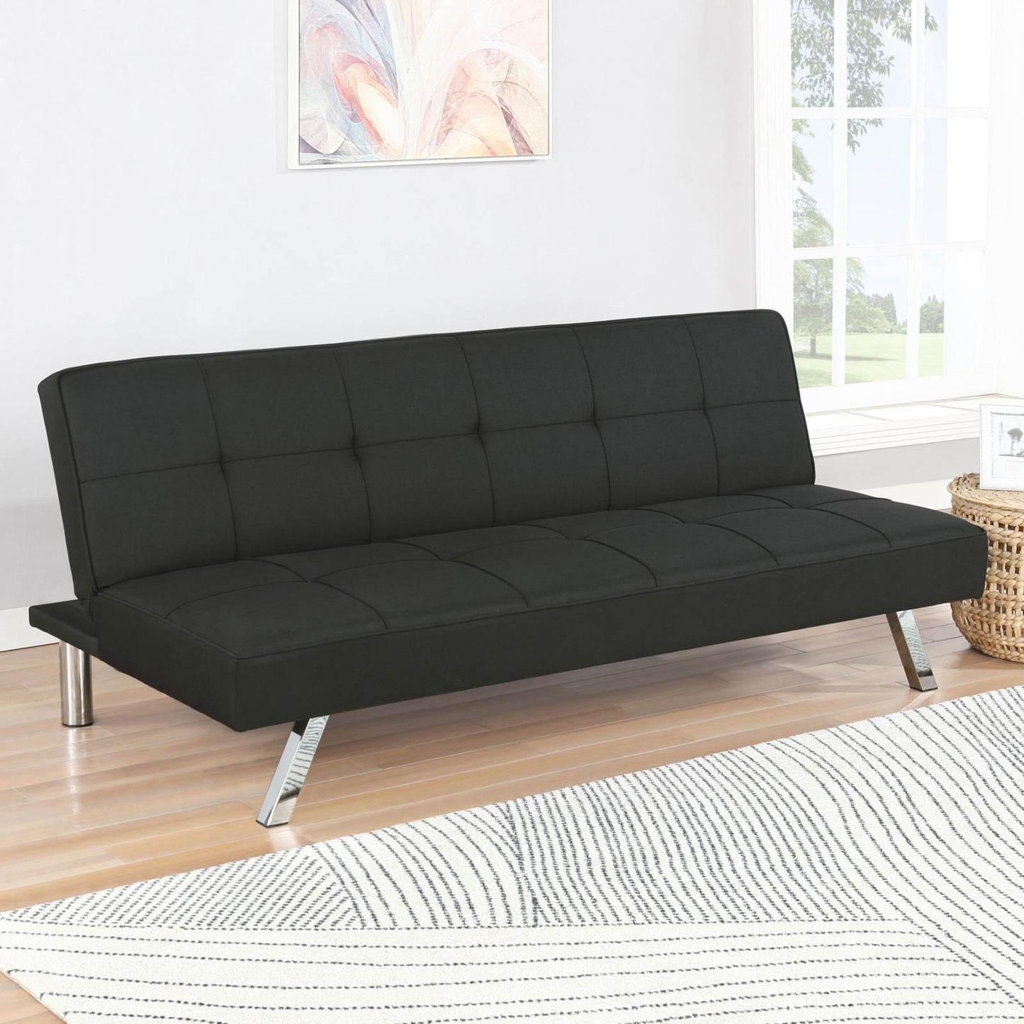 Joel Upholstered Tufted Sofa Bed - 360281 - Luna Furniture - Dallas Store