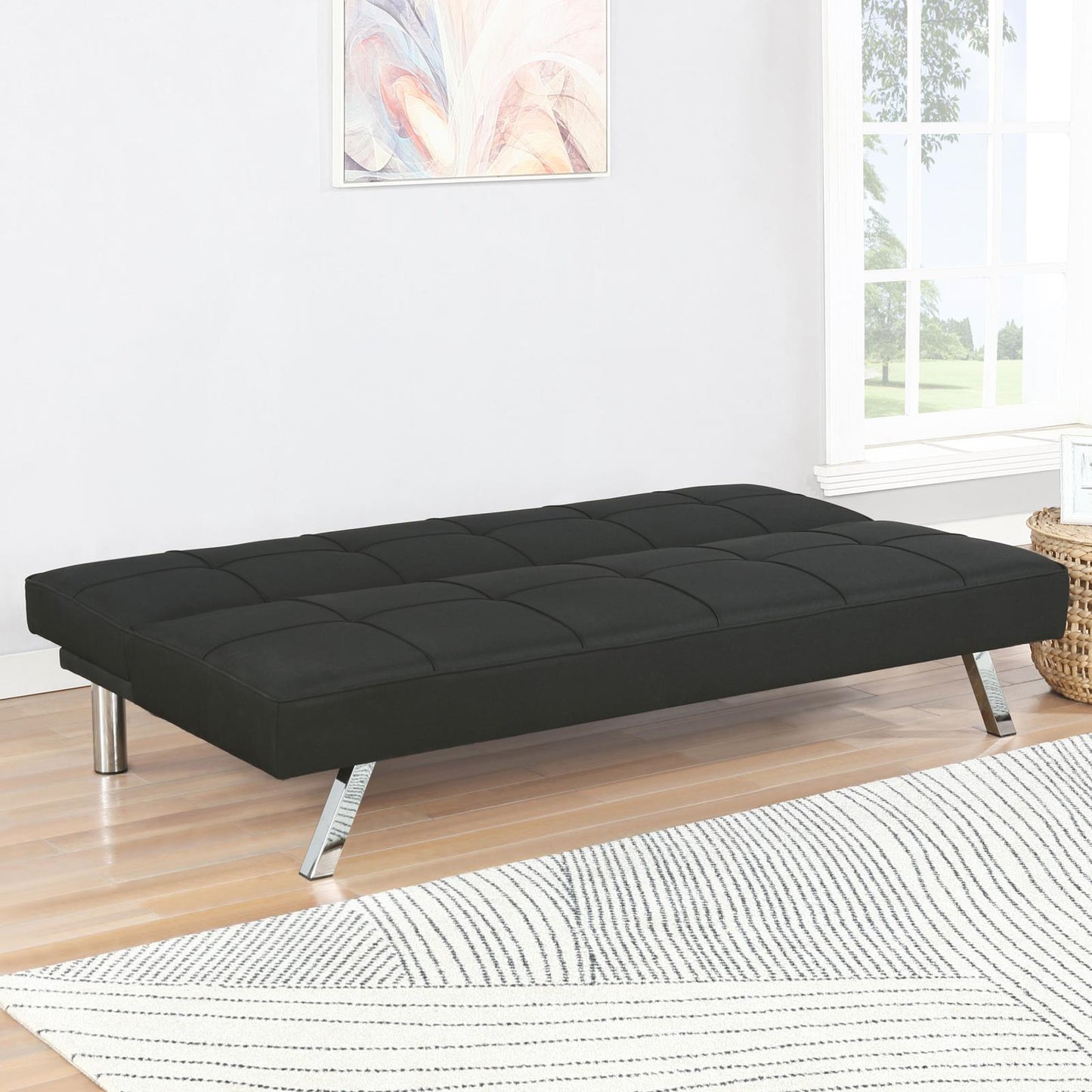 Joel Upholstered Tufted Sofa Bed - 360281 - Luna Furniture - Dallas Store