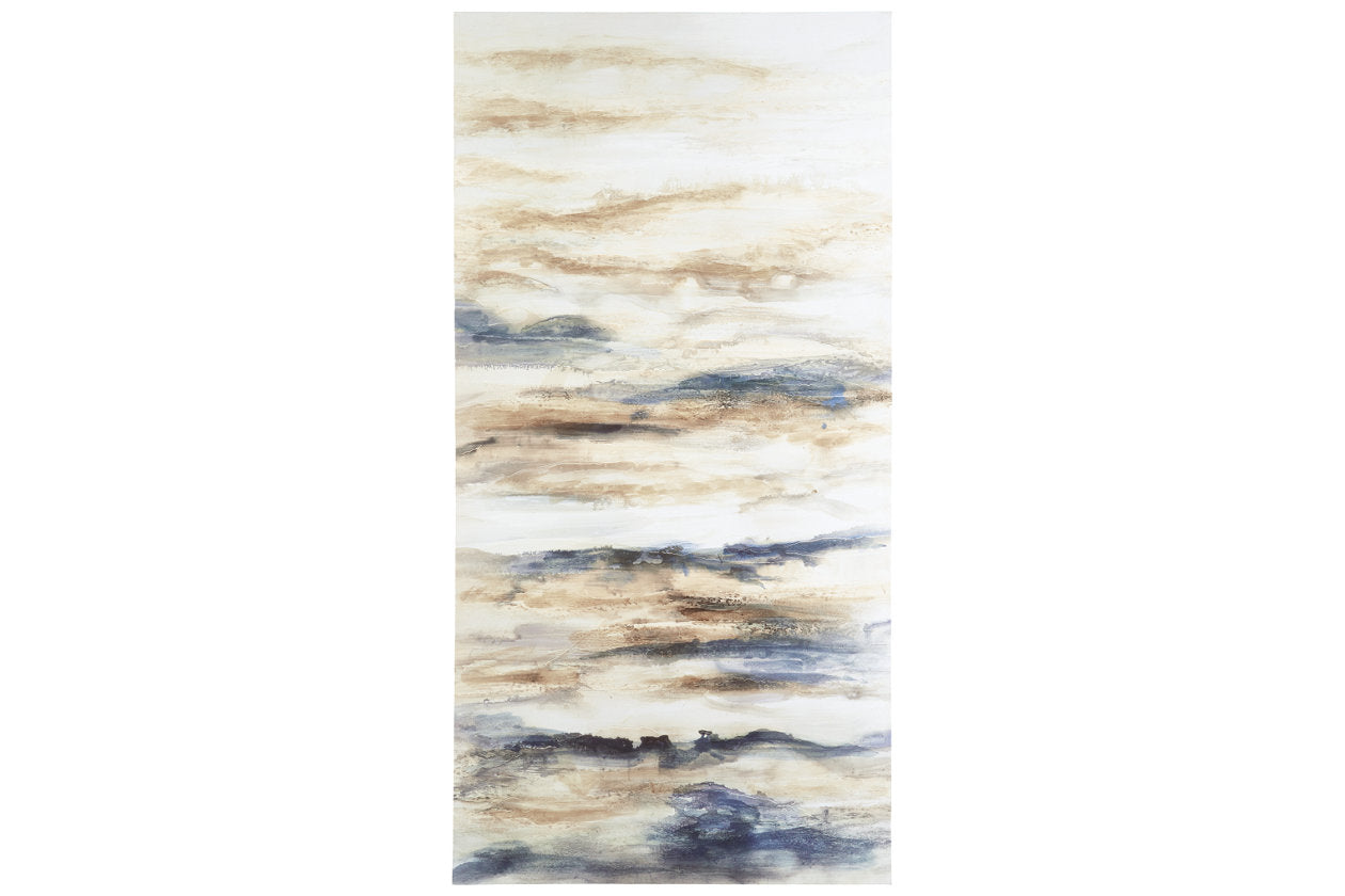 Joely Blue/Tan Wall Art - A8000277 - Luna Furniture - Dallas Store