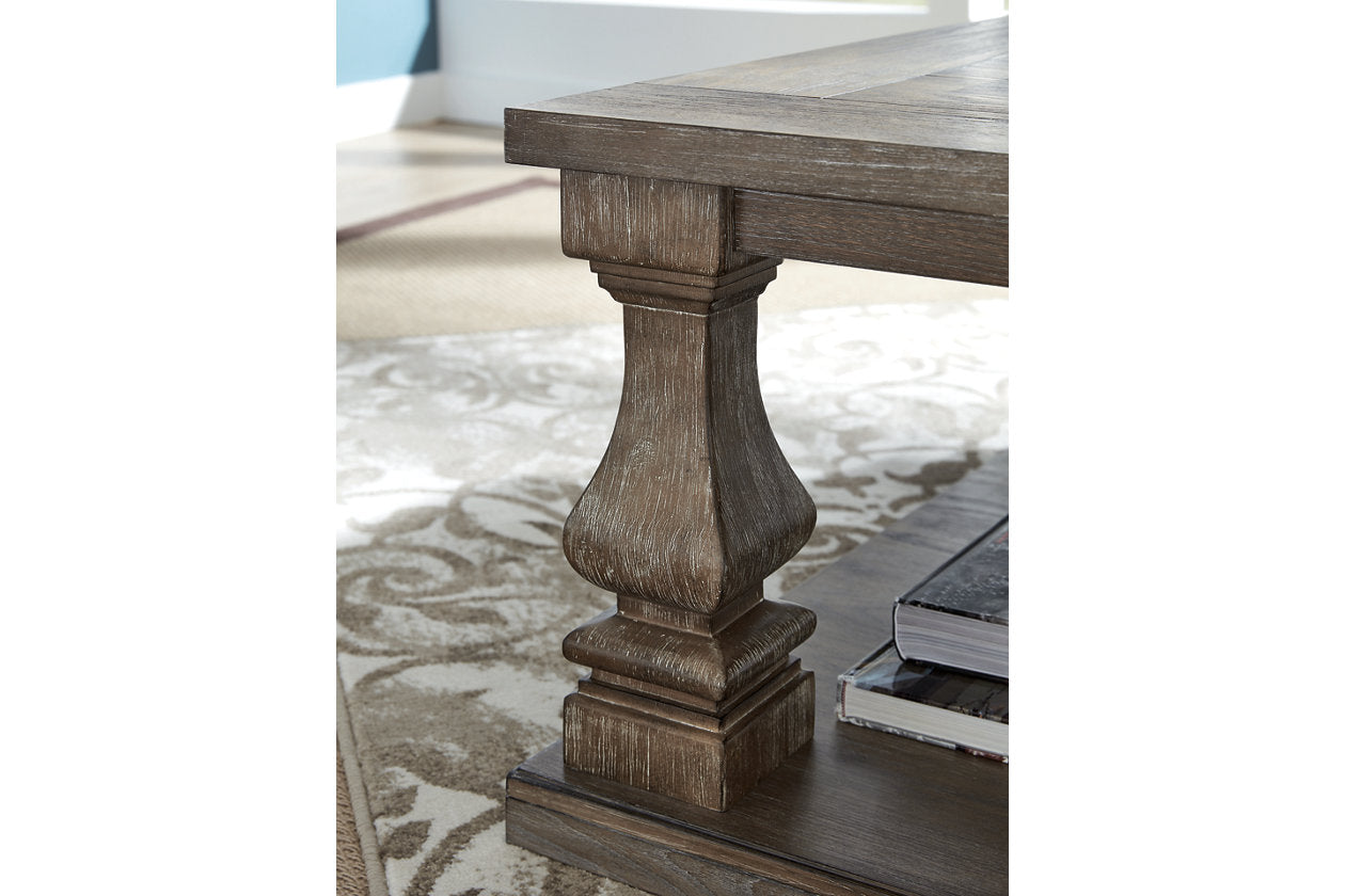 Johnelle Gray Coffee Table - T776-1 - Luna Furniture - Dallas Store