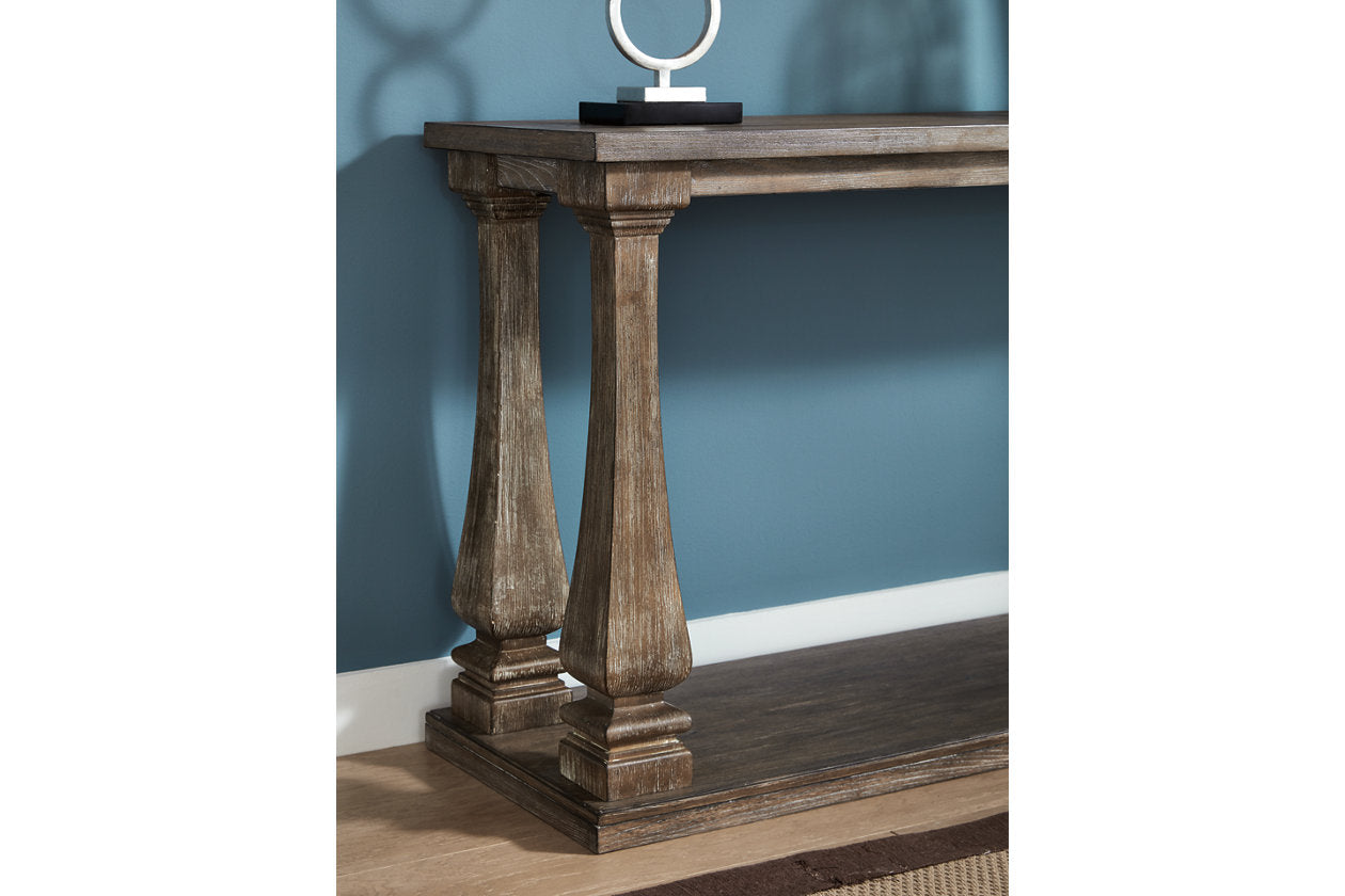 Johnelle Gray Sofa Table - T776-4 - Luna Furniture - Dallas Store