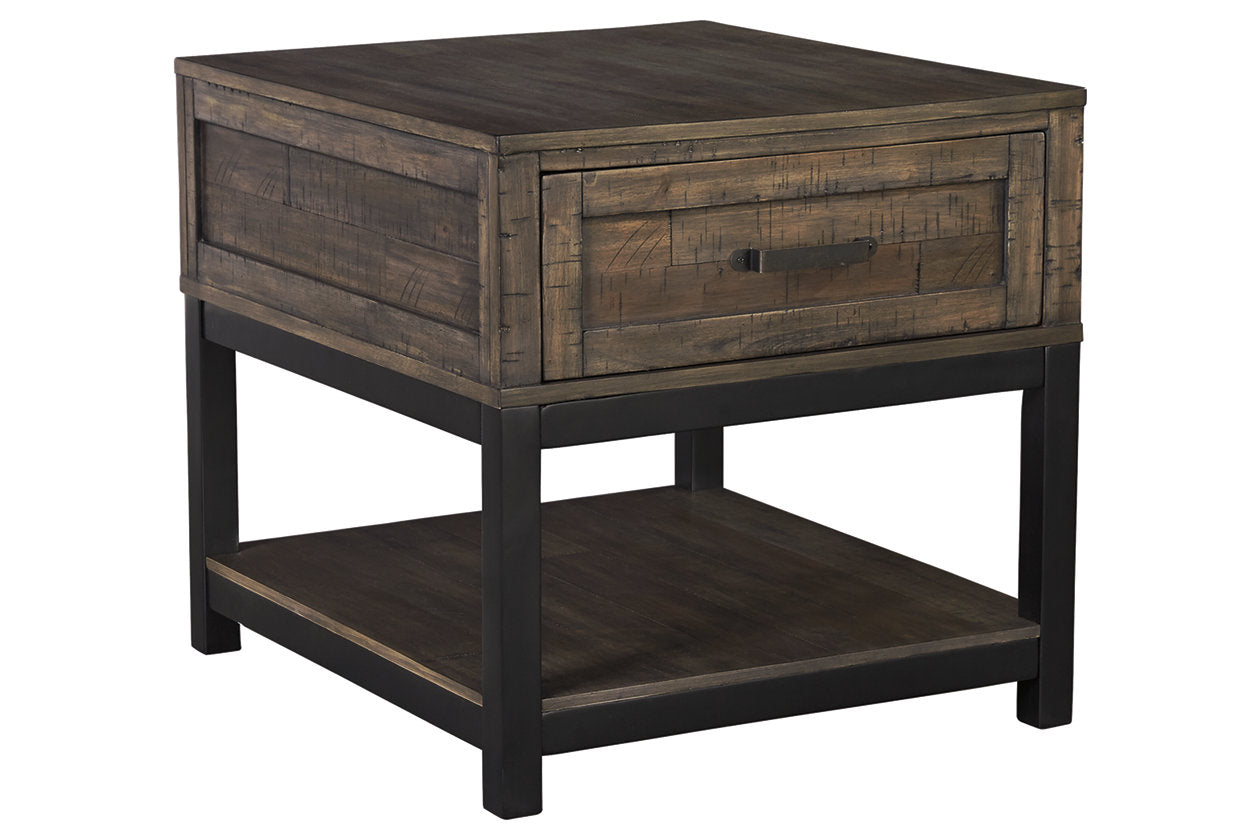 Johurst Grayish Brown End Table - T444-3 - Luna Furniture - Dallas Store