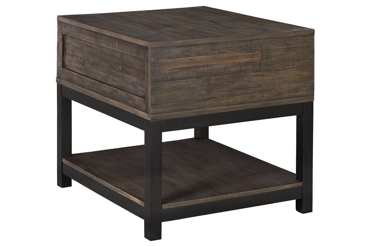 Johurst Grayish Brown End Table - T444-3 - Luna Furniture - Dallas Store