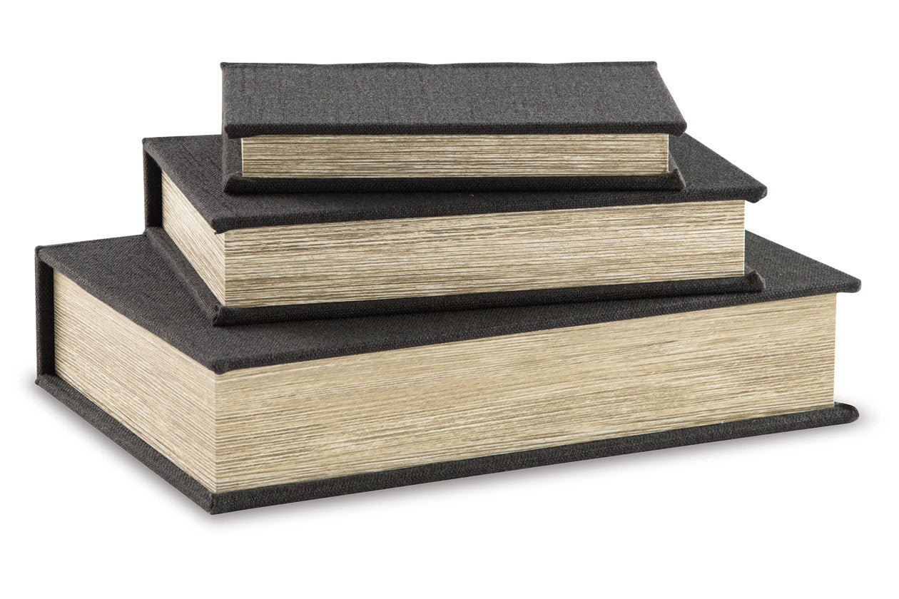 Jolina Black Box, Set of 3 - A2000489 - Luna Furniture - Dallas Store