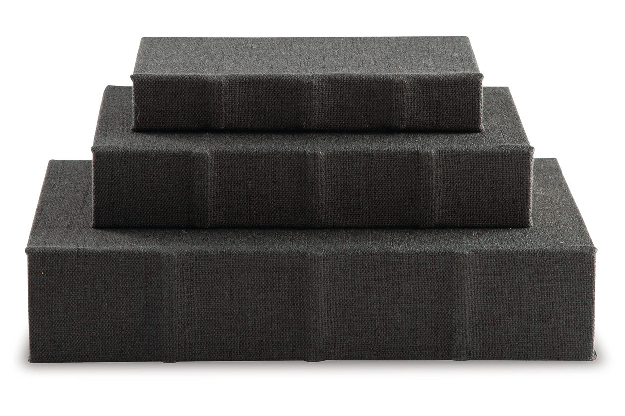 Jolina Black Box, Set of 3 - A2000489 - Luna Furniture - Dallas Store