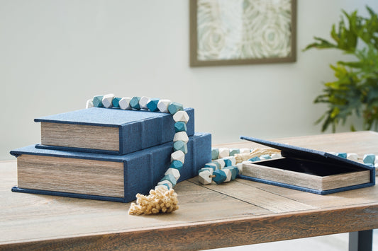 Jolina Blue Box Set (set of 3) - A2000617 - Luna Furniture - Dallas Store