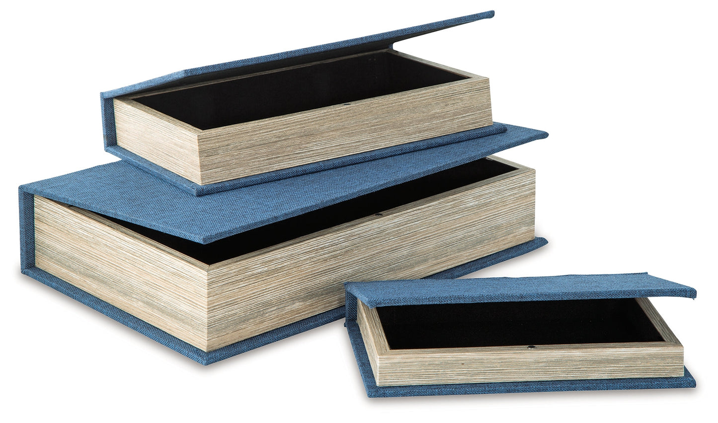 Jolina Blue Box Set (set of 3) - A2000617 - Luna Furniture - Dallas Store