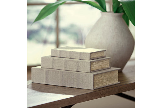 Jolina Linen Box, Set of 3 - A2000486 - Luna Furniture - Dallas Store