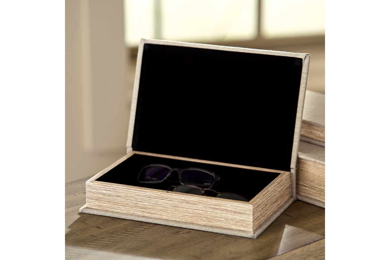 Jolina Linen Box, Set of 3 - A2000486 - Luna Furniture - Dallas Store