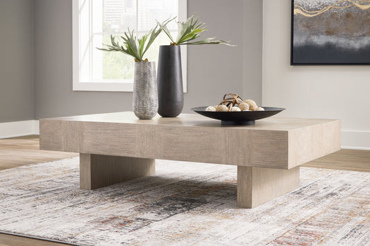 Jorlaina Light Grayish Brown Coffee Table - T922-1 - Luna Furniture - Dallas Store