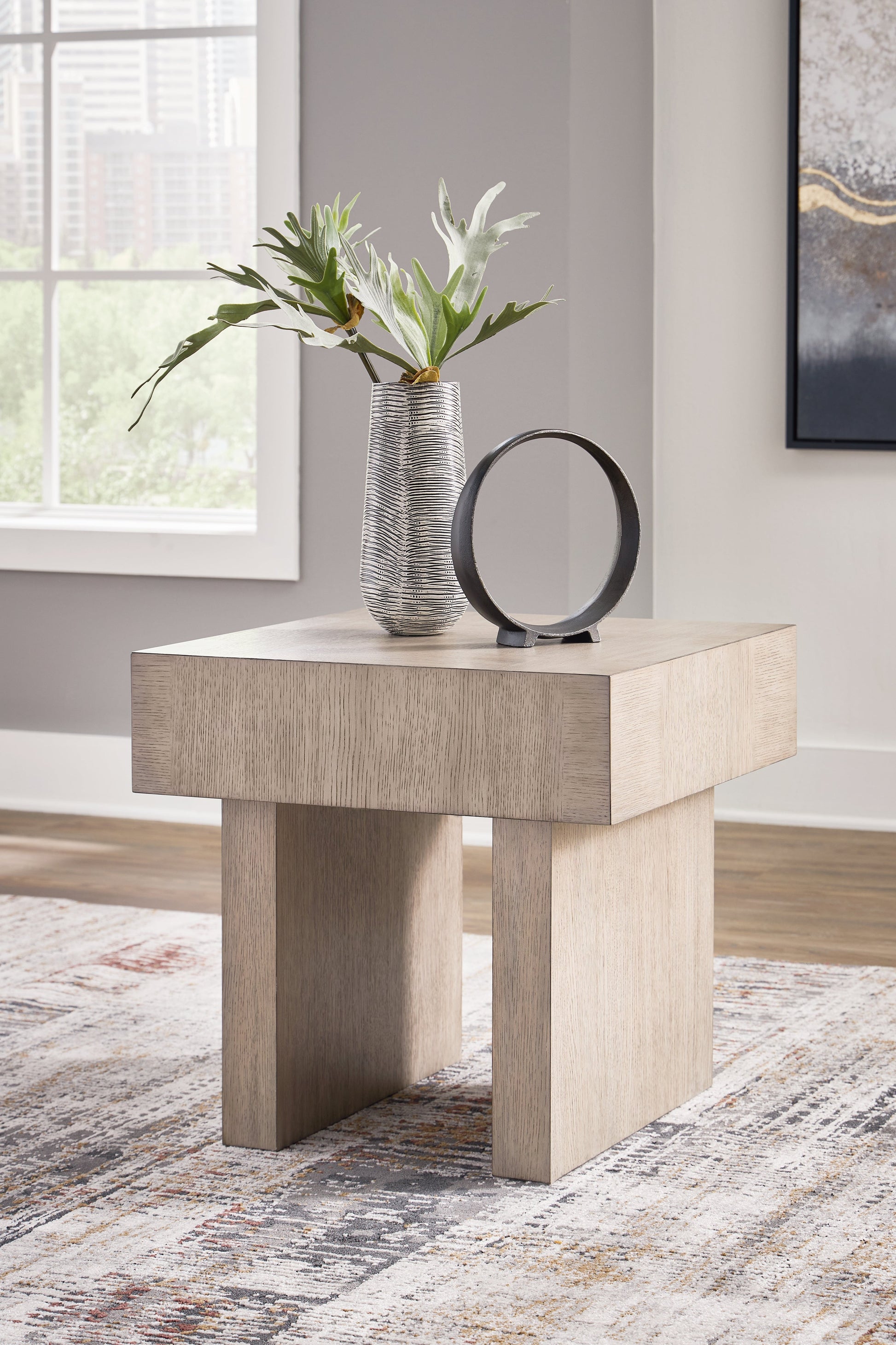 Jorlaina Light Grayish Brown End Table - T922-2 - Luna Furniture - Dallas Store