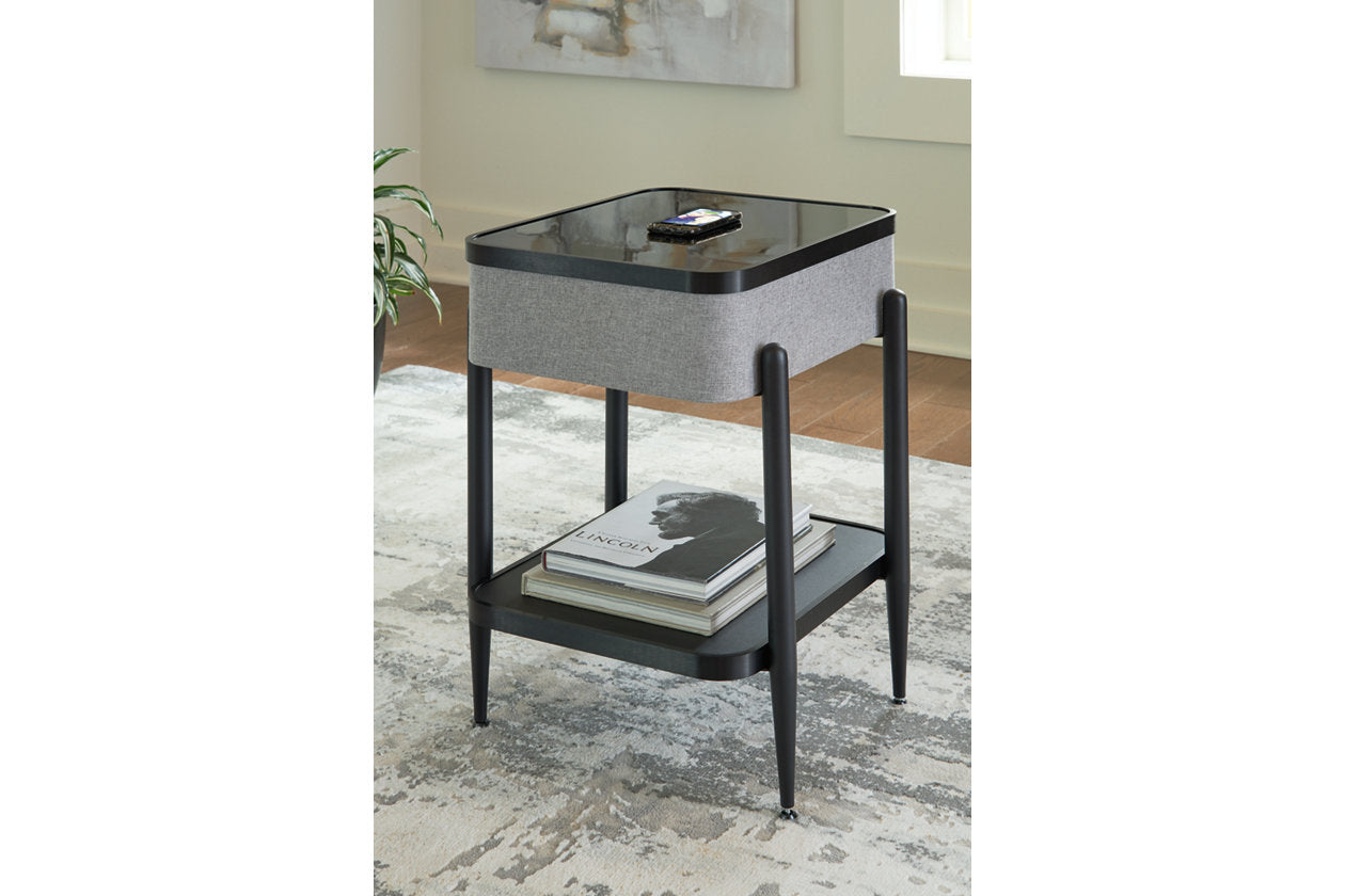 Jorvalee Gray/Black Accent Table - A4000550 - Luna Furniture - Dallas Store