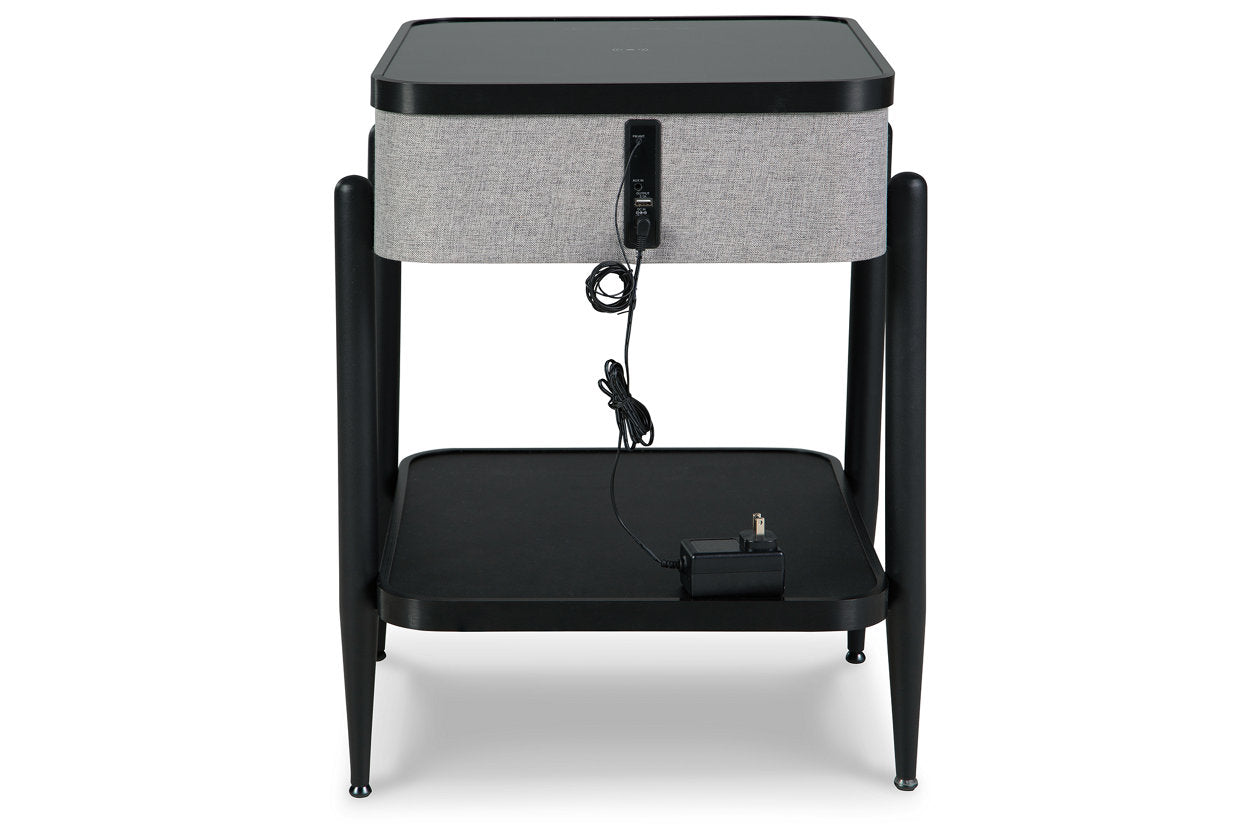 Jorvalee Gray/Black Accent Table - A4000550 - Luna Furniture - Dallas Store