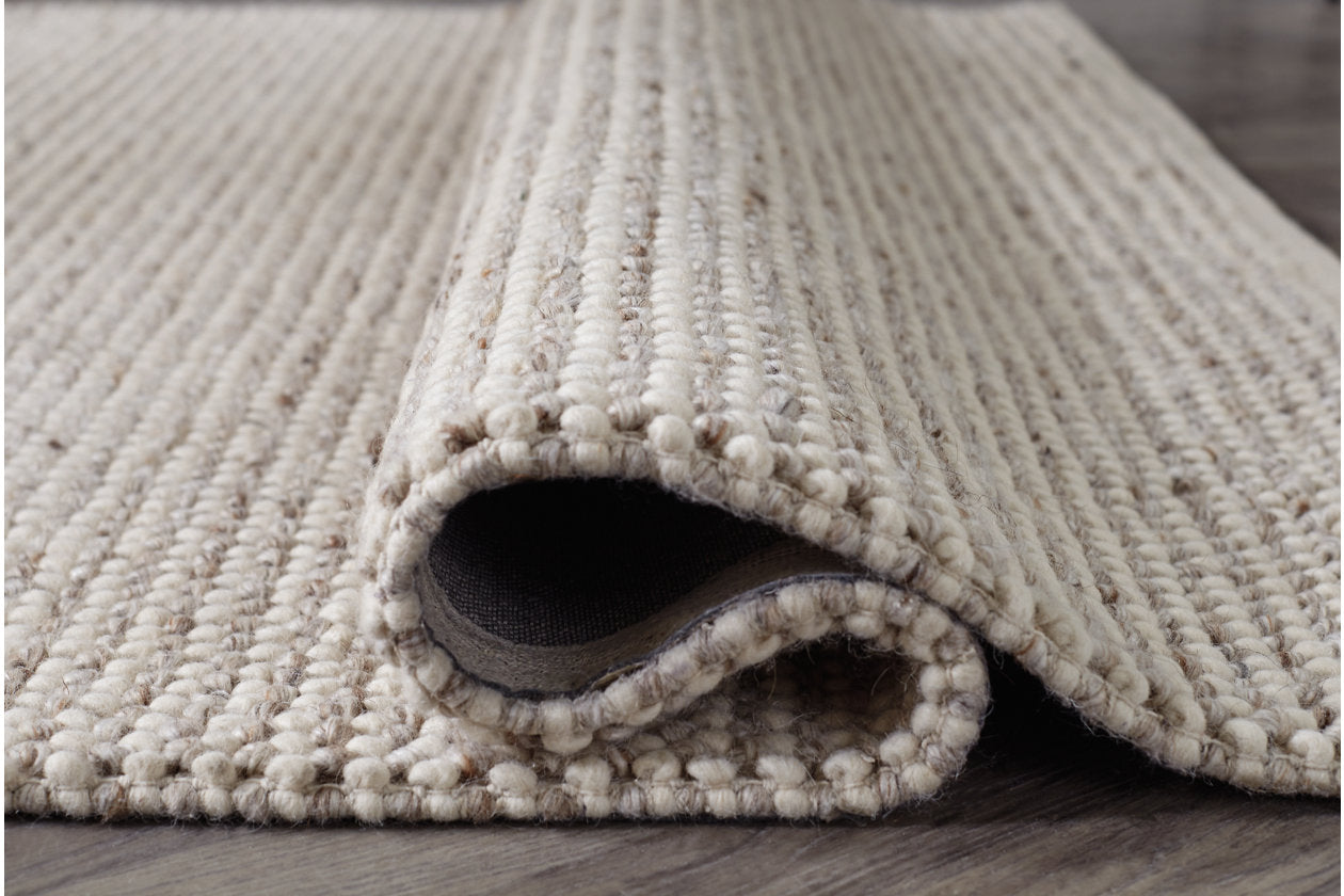 Jossick Cream/Gray Medium Rug - R405102 - Luna Furniture - Dallas Store