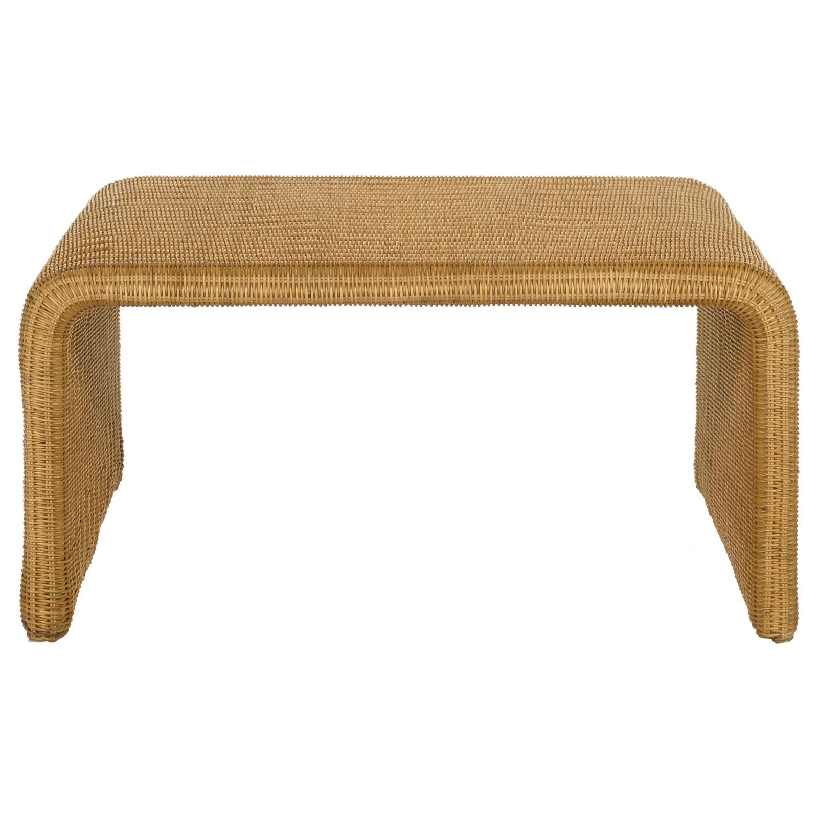 Juanita Natural Square Rattan Coffee Table - 709818 - Luna Furniture - Dallas Store