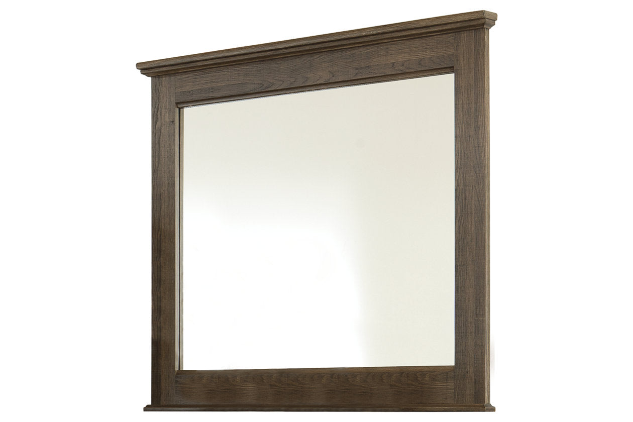 Juararo Dark Brown Bedroom Mirror (Mirror Only) - B251-36 - Luna Furniture - Dallas Store